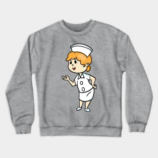 The nurse cartoon style Crewneck Sweatshirt